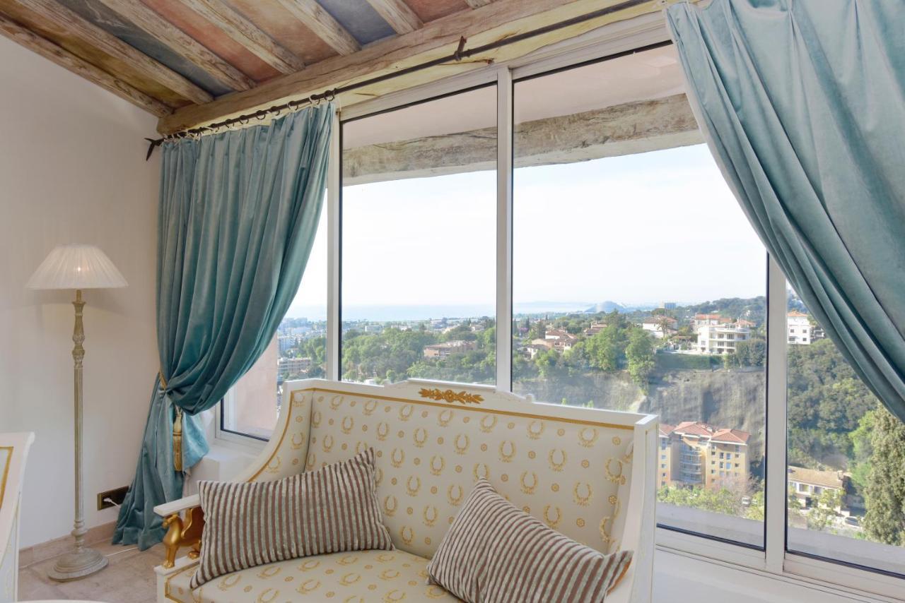 Chateau Le Cagnard Cagnes-sur-Mer Bagian luar foto